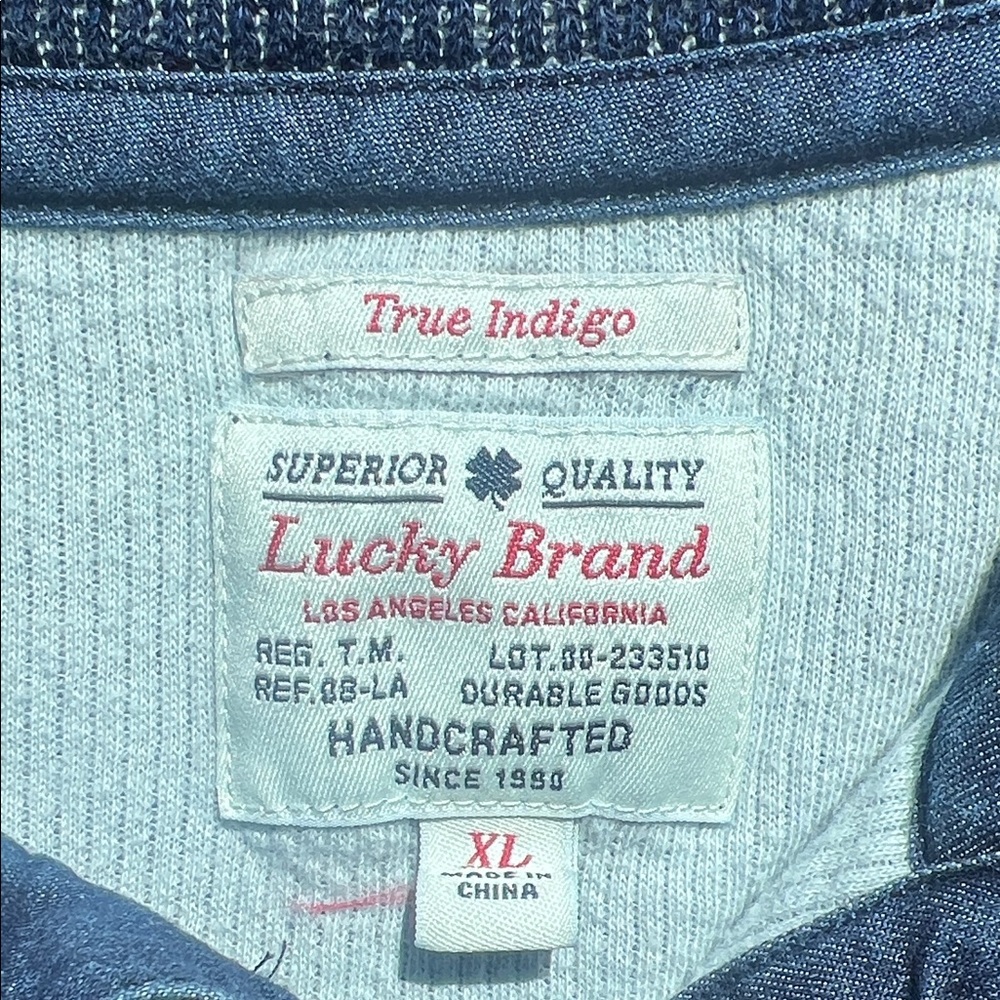 Lucky Brand Indigo Knit Pullover - Picture 3 of 6